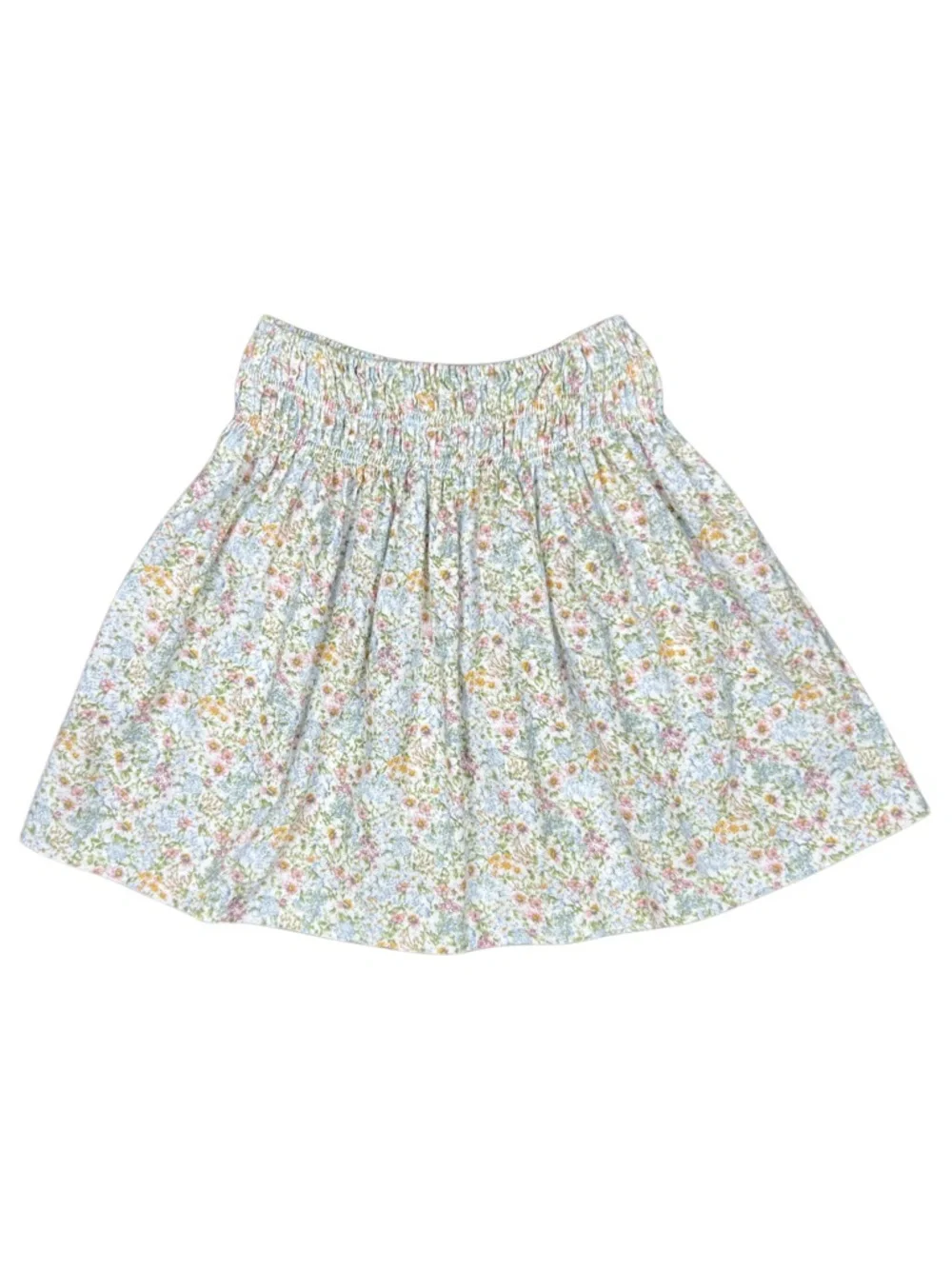 Edgehill Collection Girls 2 Piece Floral Smocked Skirt Set Size 6